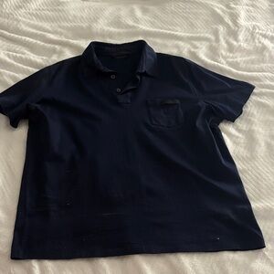 Prada Navy Men's Polo Shirt